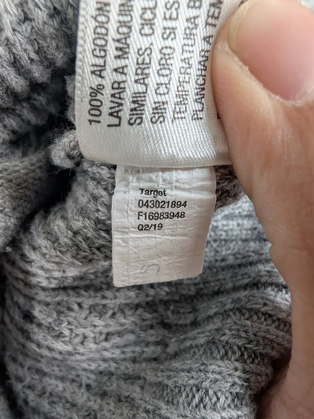 Goodfellow & Co Light Gray Shawl Collar Button Cardigan
